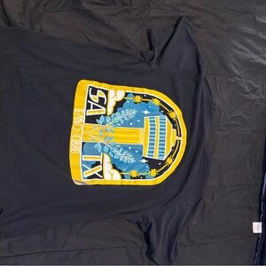 Black Graphic T-Shirt Tower of Americas